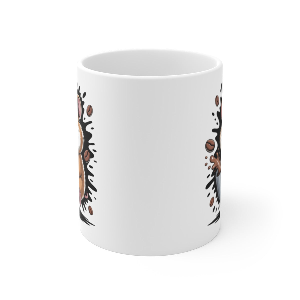 Tasse Hamster Drôle pour Amateurs de Café – Mug Cartoon Rigolo Animal Rongeur