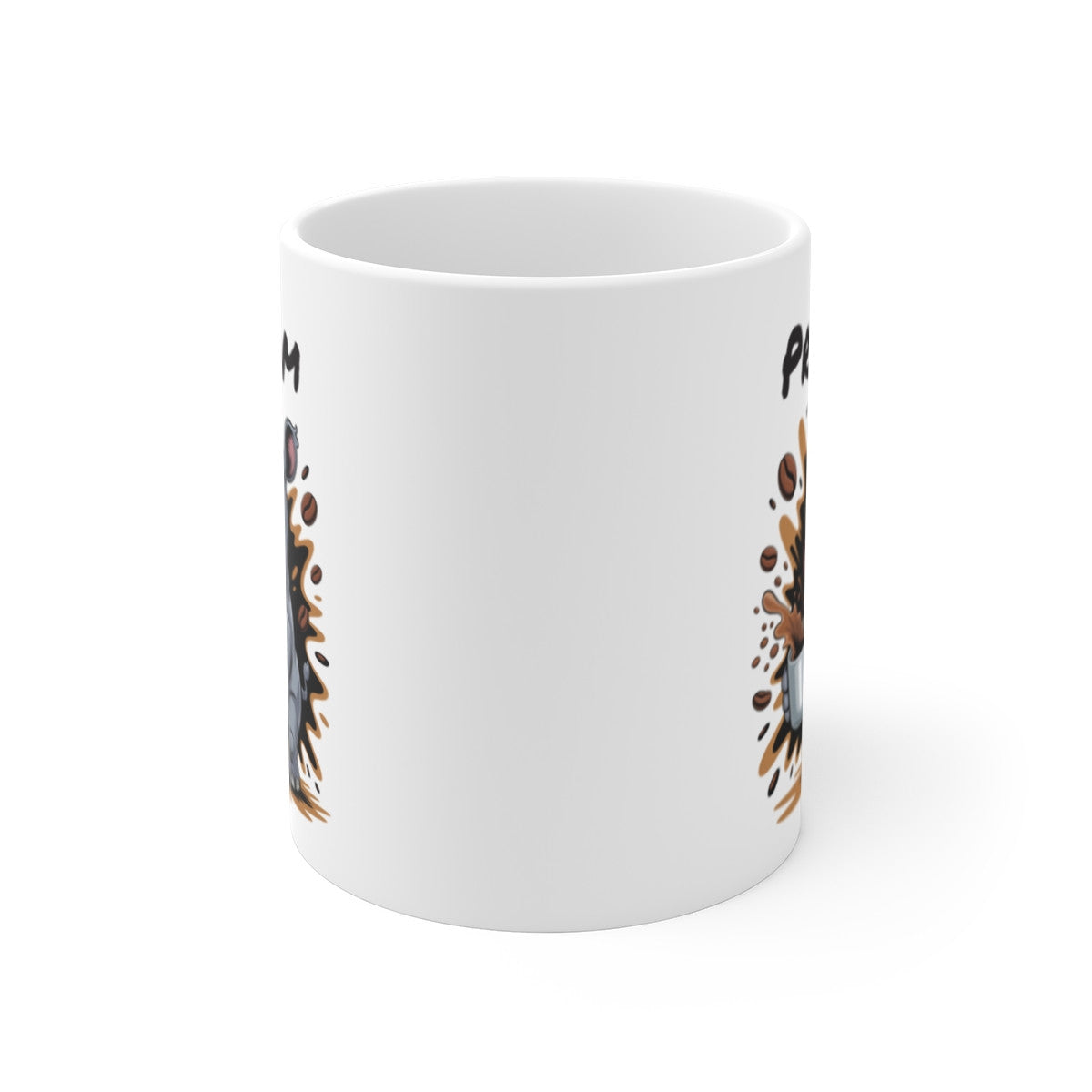 Tasse Rhinocéros Personnalisée avec Prénom – Mug Café Drôle Rhino pour Homme, Femme ou Enfant