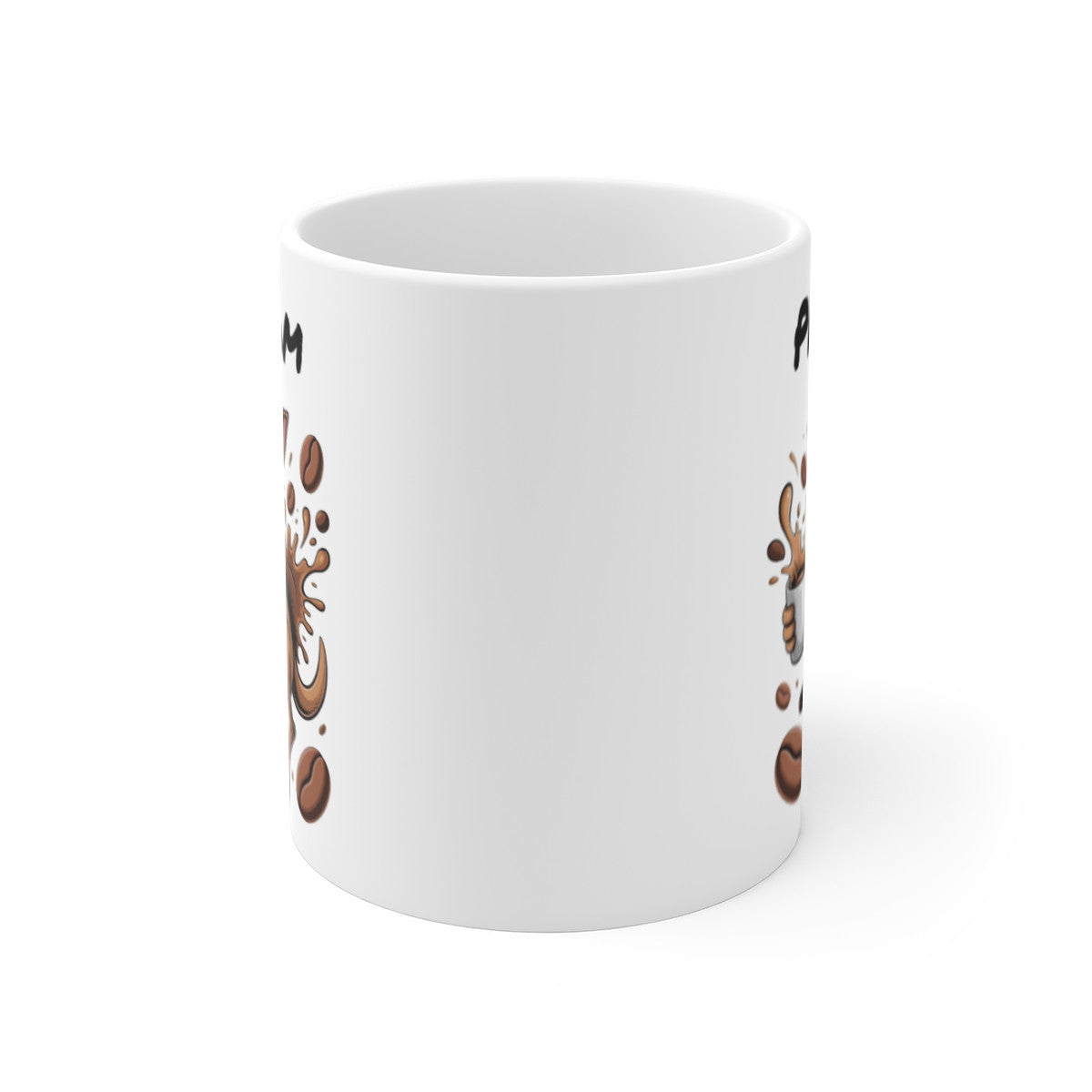 Tasse Kangourou Personnalisée avec Prénom – Mug Drôle Café Kangourou Cartoon pour Femme, Homme ou Enfant
