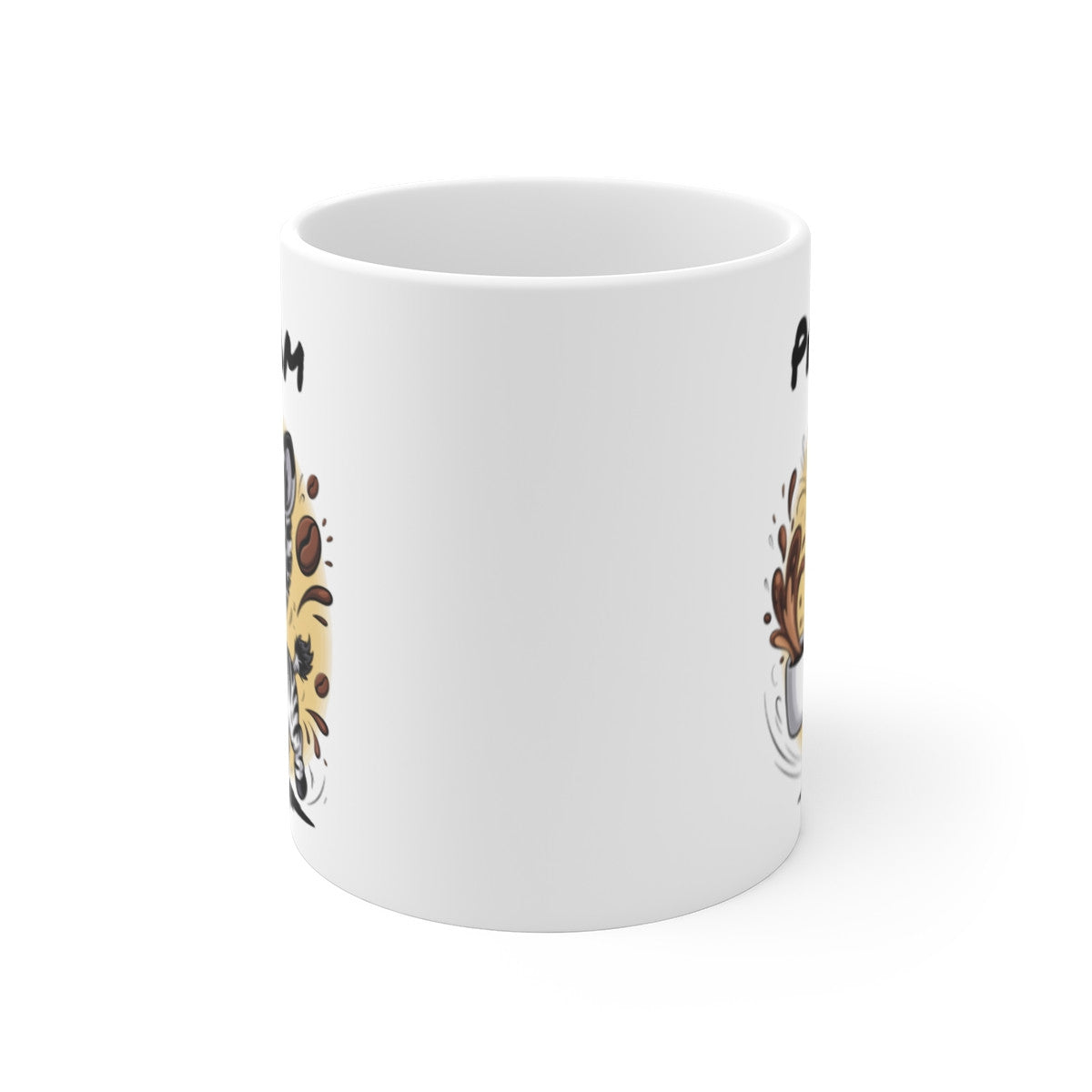 Tasse Zèbre Personnalisée avec Prénom – Mug Drôle Café Zèbre pour Femme, Homme ou Enfant