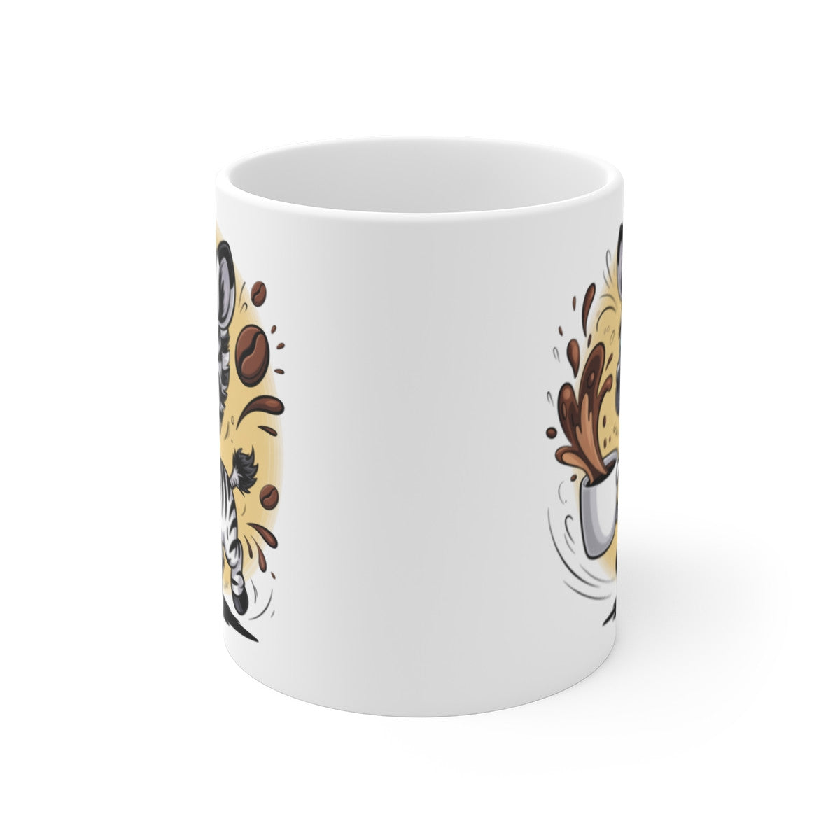 Tasse Zèbre Drôle – Mug Café Animal Rigolo Zèbre pour Femme, Homme ou Enfant
