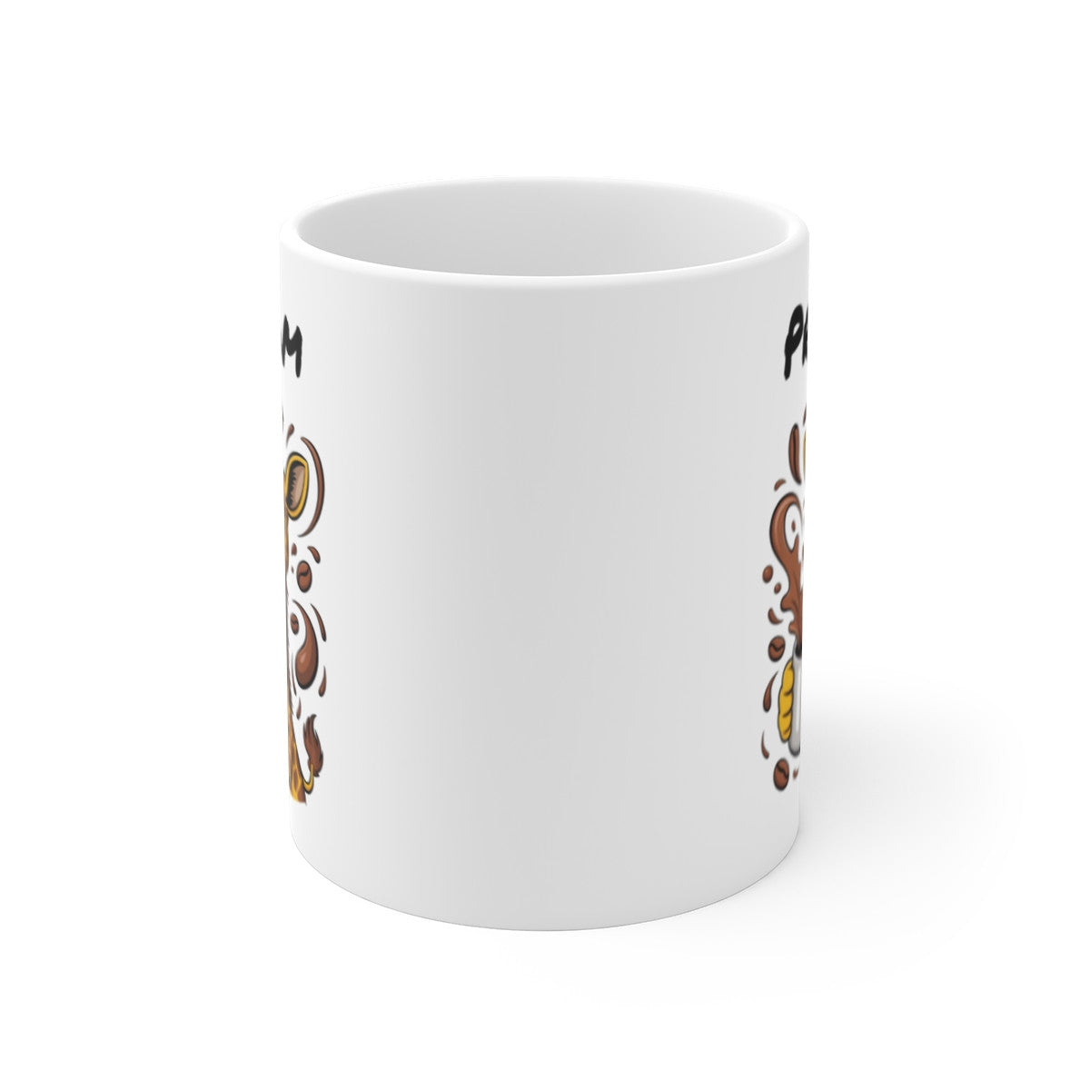 Tasse Girafe Personnalisée avec Prénom – Mug Drôle Girafe Cartoon pour Femme, Homme ou Enfant