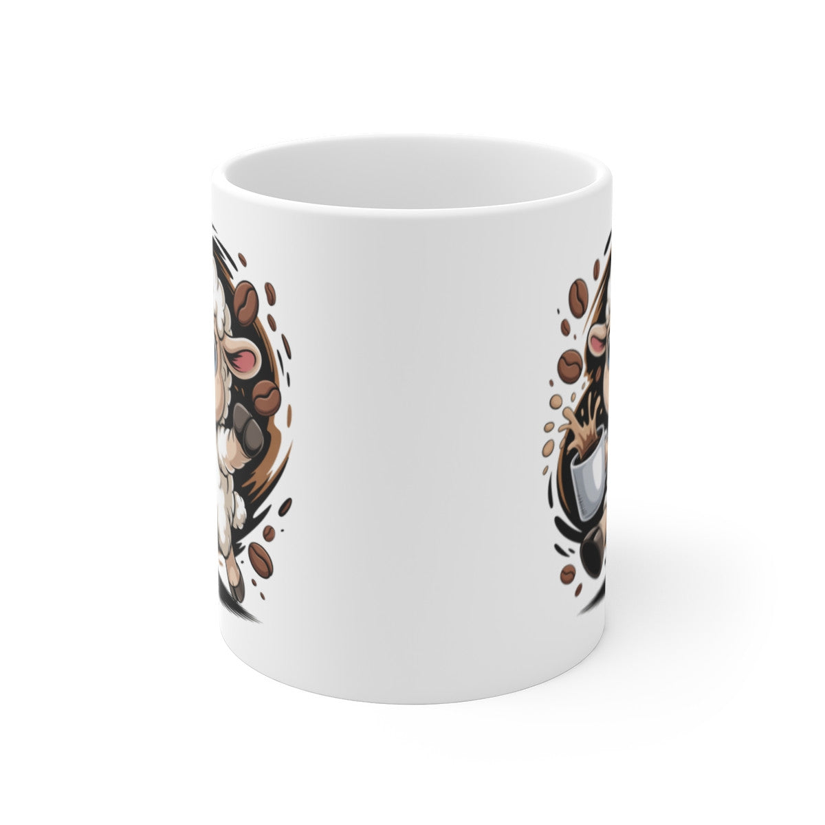 Tasse Mouton Rigolo – Mug Original Animal Mignon – Cadeau Café, Bureau ou Maison