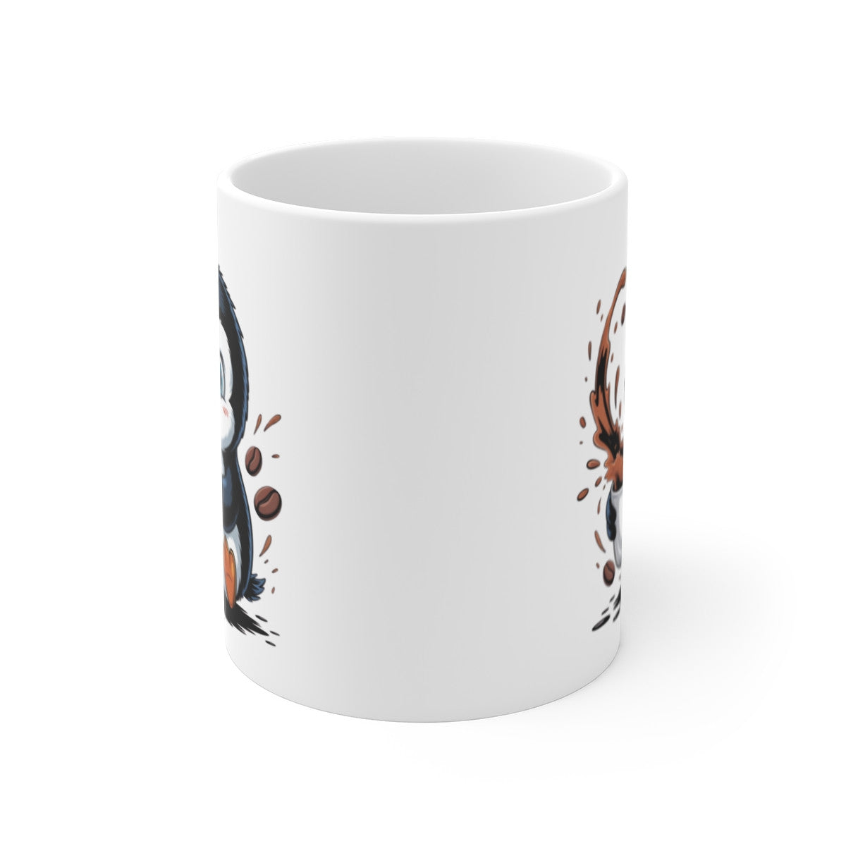 Mug Pingouin Café – Tasse Hivernale Mignonne pour Amateurs d’Animaux Polaires – Cadeau Original et Rigolo