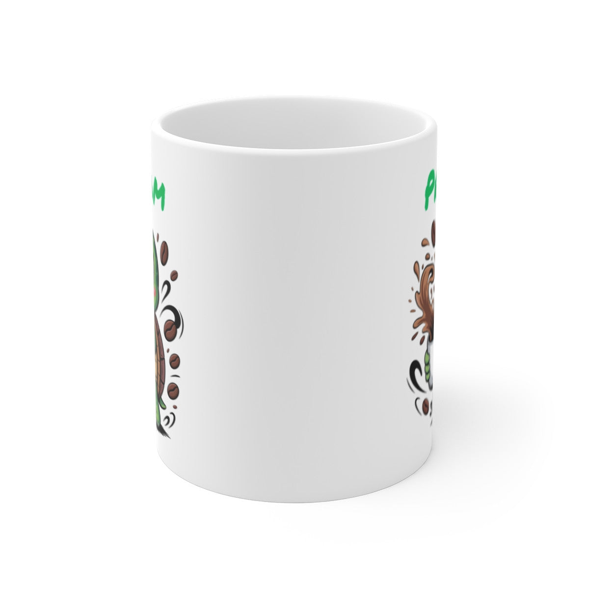 Mug Tortue Personnalisé – Tasse Café Trop Mignonne avec Prénom – Cadeau Original Animaux