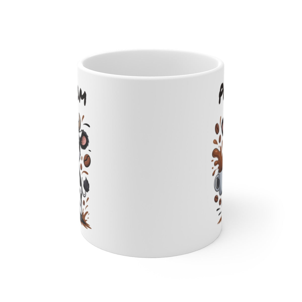 Mug Vache Personnalisé Tasse Café Mignonne avec Prénom Rigolo pour Fermiers et Amoureux des Animaux