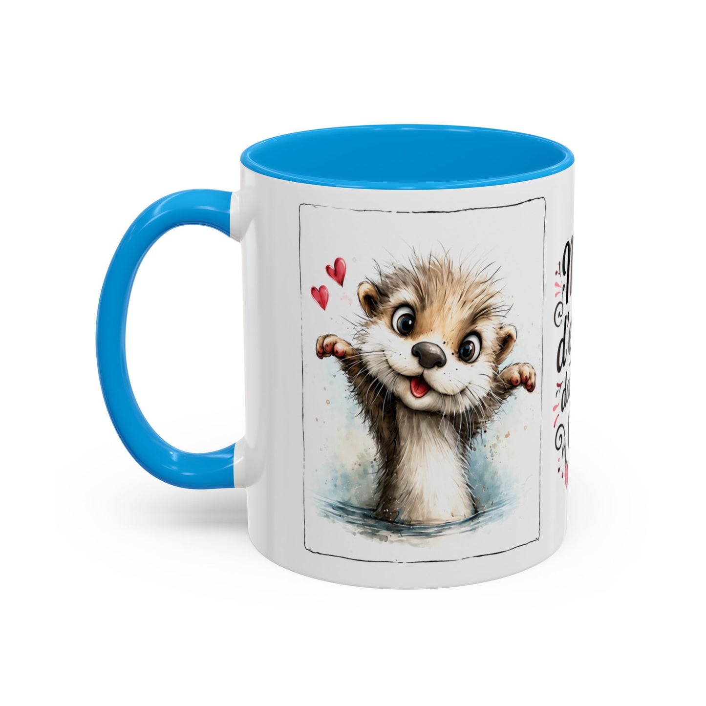 Tasse Merci D’Exister Dans Ma Vie – Mug Loutre Adorable – Cadeau Amour Amitié Homme Femme 325ml