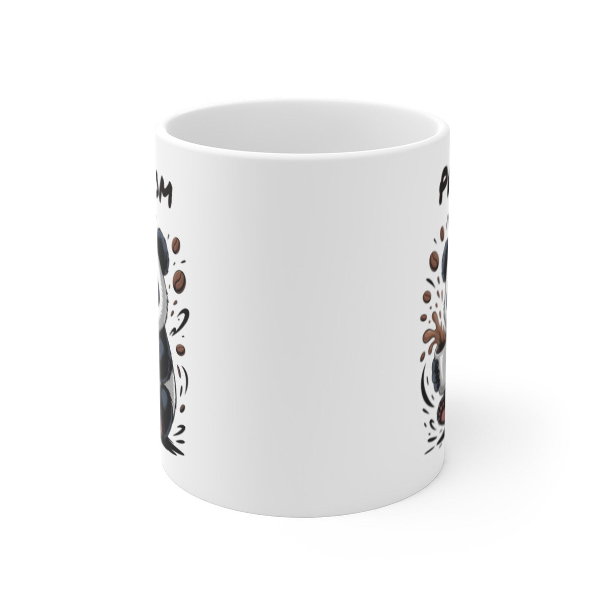 Mug Panda Personnalisé Tasse Mignonne et Énergique avec Prénom Cadeau Original pour Amateurs d’Animaux