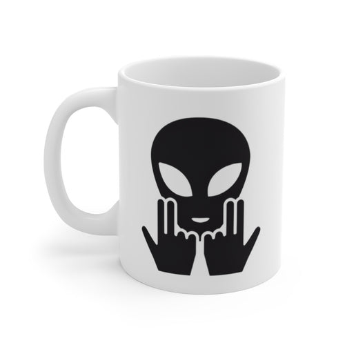 Mug Alien Signe JUL  OVNI Style Rap Français  Cadeau Original et Fun