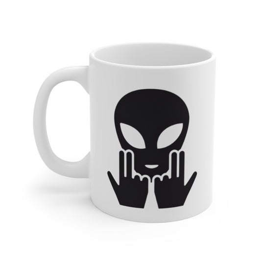Mug Alien Signe JUL  OVNI Style Rap Français  Cadeau Original et Fun