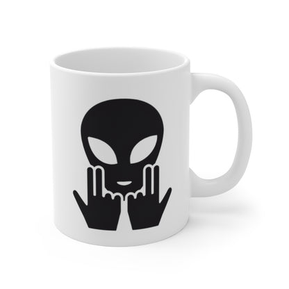 Mug Alien Signe JUL  OVNI Style Rap Français  Cadeau Original et Fun