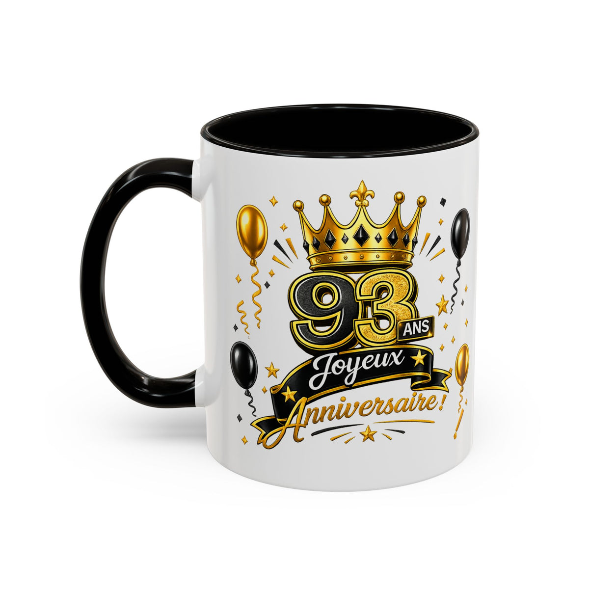 Mug Joyeux 93 Ans – Tasse Anniversaire 93 Ans – Cadeau Original pour Femme Homme – Idée Cadeau 93e Anniversaire