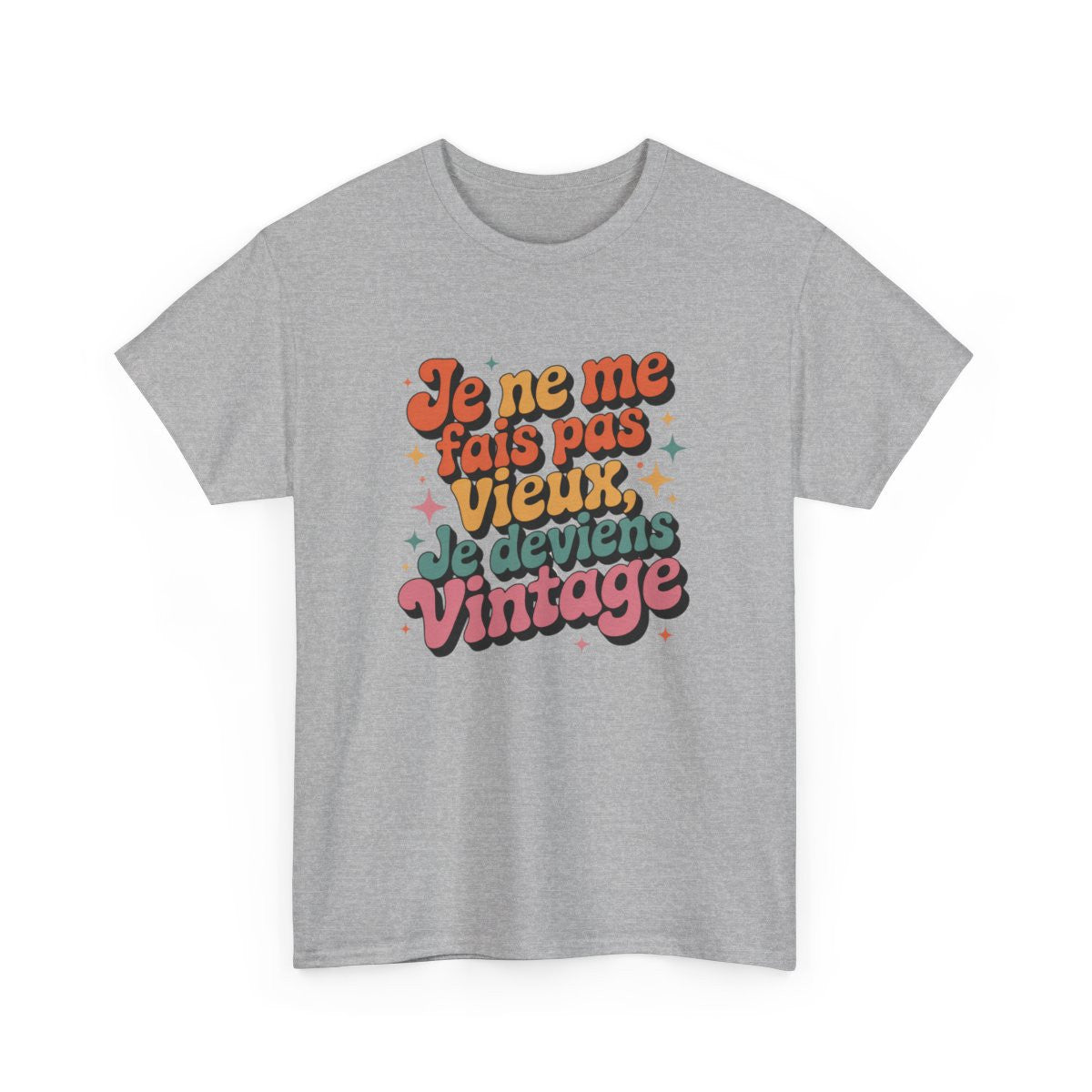 T shirt Vintage Drôle Unisexe Rétro Cadeau Humour S-3XL Tee shirt