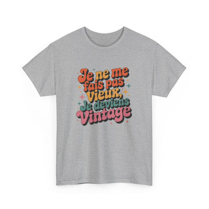 T shirt Vintage Drôle Unisexe Rétro Cadeau Humour S-3XL Tee shirt