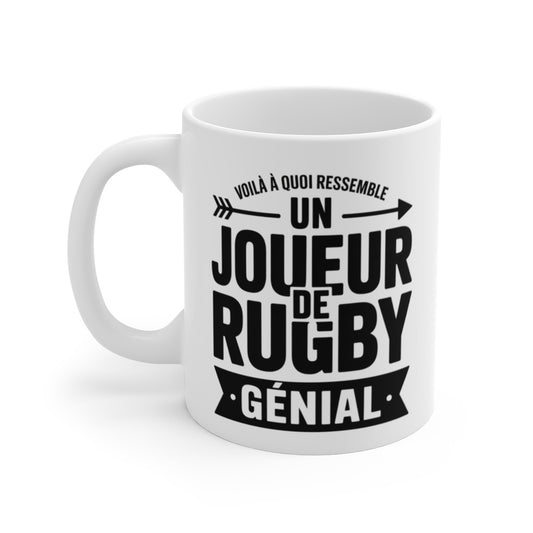 Mug Joueur de Rugby Génial Cadeau Rugby Drôle pour Homme Sportif Tasse Humour pour Fan de Rugby ou Rugbyman