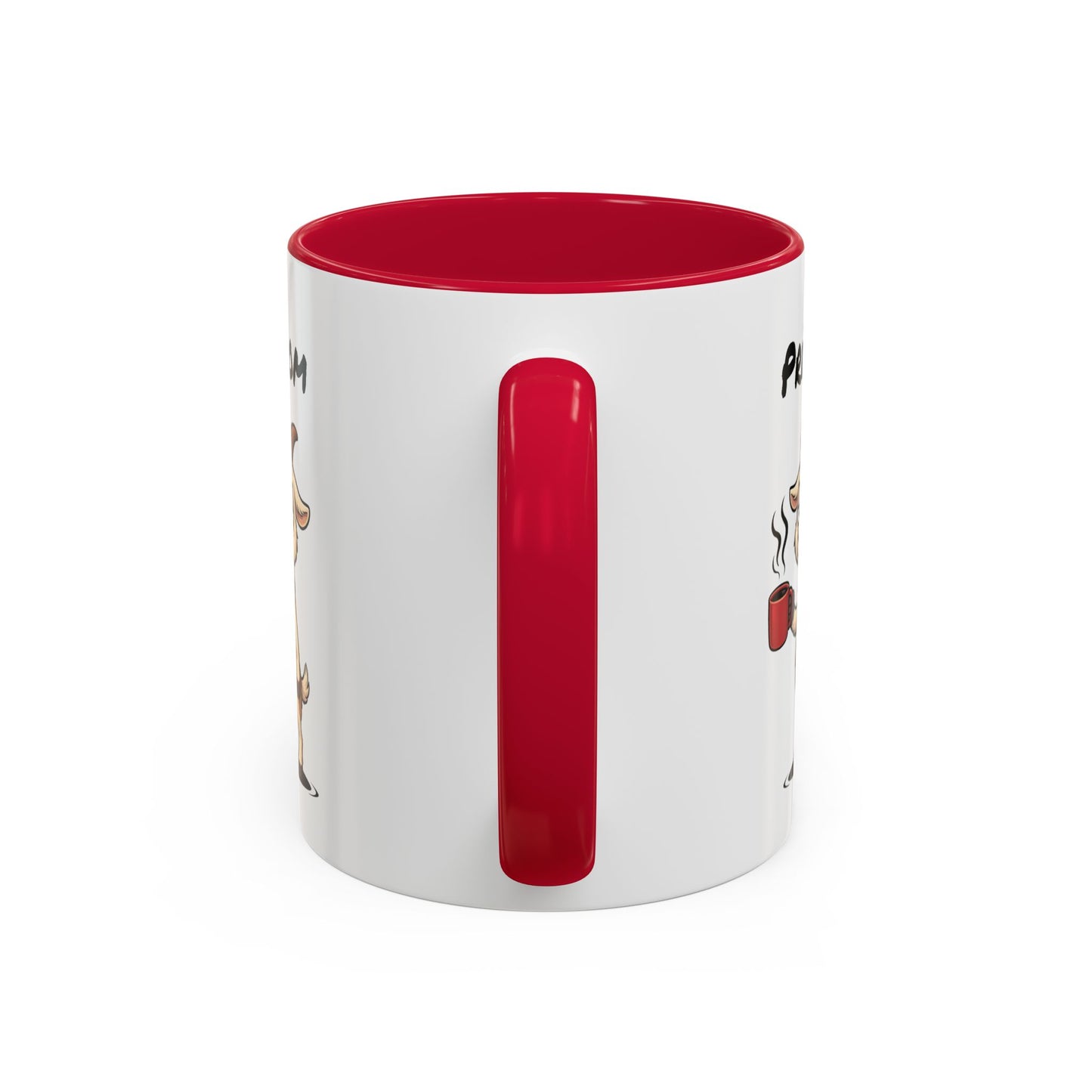 Mug Chèvre Fatiguée Personnalisable 325ml – Tasse Café Humoristique Prénom Cadeau Original Noir Bleu Rouge