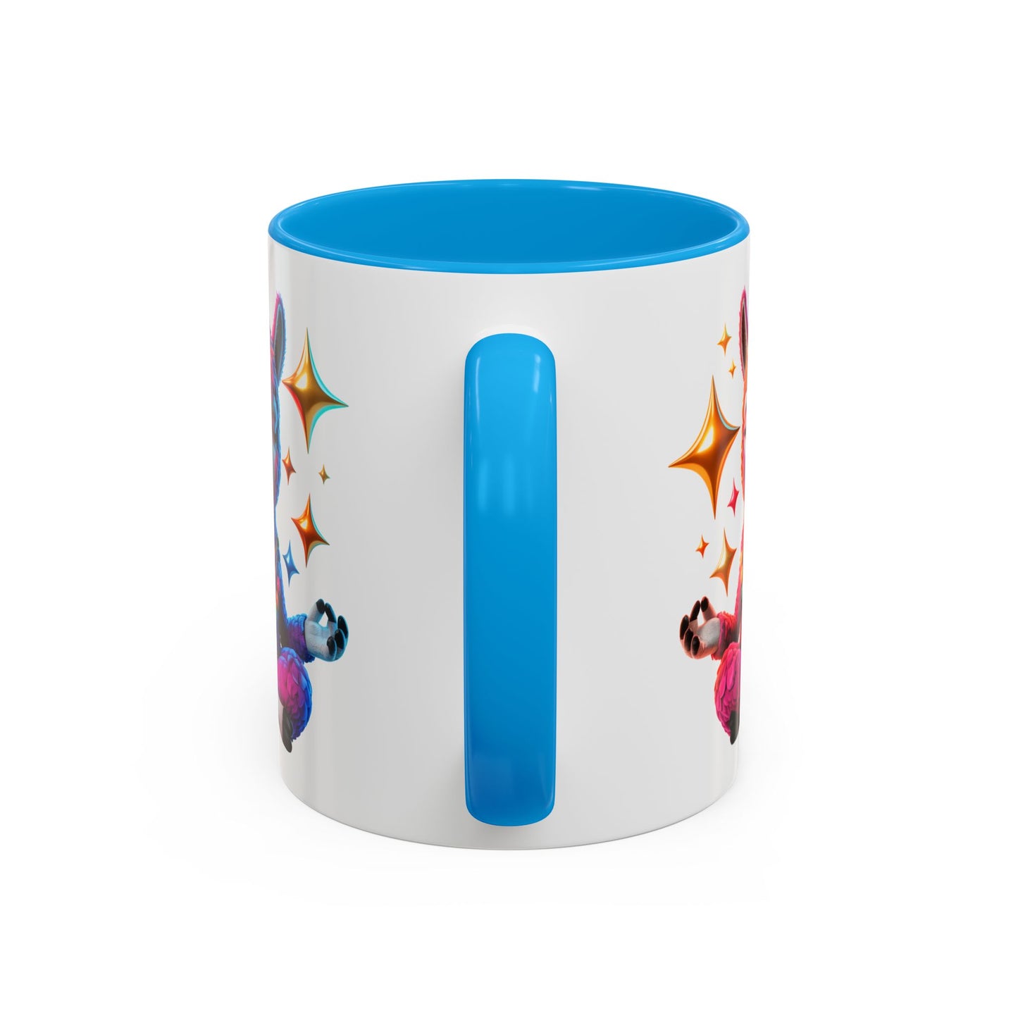Mug Lama Méditation – Tasse Design Zen Coloré avec Étoiles – Cadeau Relaxation 325ml