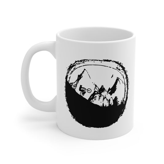 Mug Moto Homme et Femme – Motard Aventure Montagne – Tasse Passion Moto Biker Road Trip Idée Cadeau Original Anniversaire 325 ml