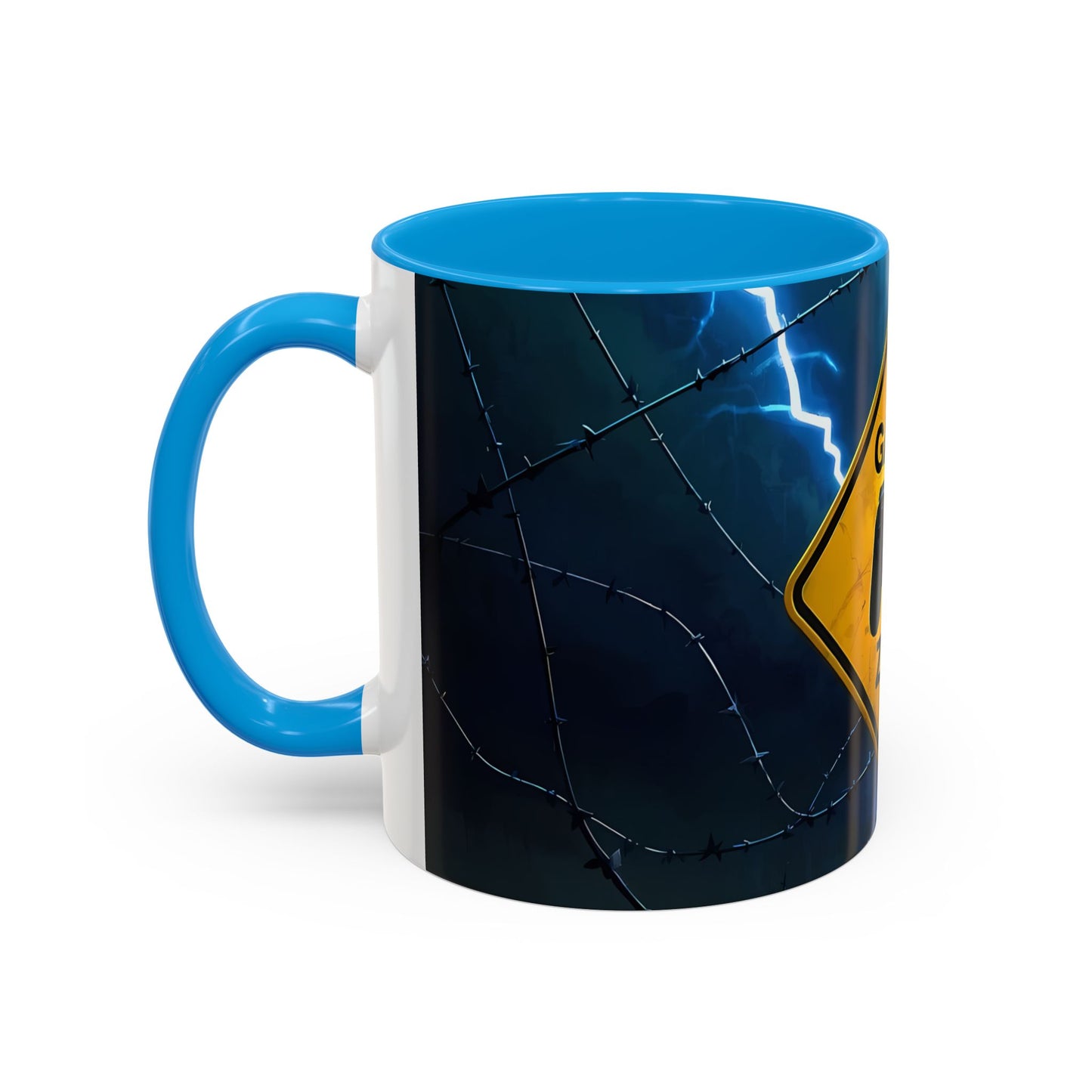 Tasse Gamer Zone – Mug Gaming avec Manette et Effet Néon Électrique – Cadeau Geek Joueur Console 325ml