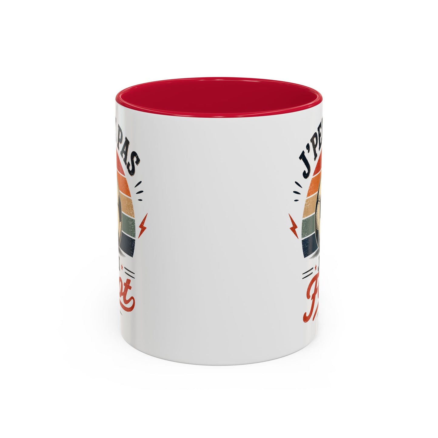 Tasse J’Peux Pas J’Ai Foot – Mug Football Vintage Humoristique – Cadeau Footballeur Homme Femme 325ml