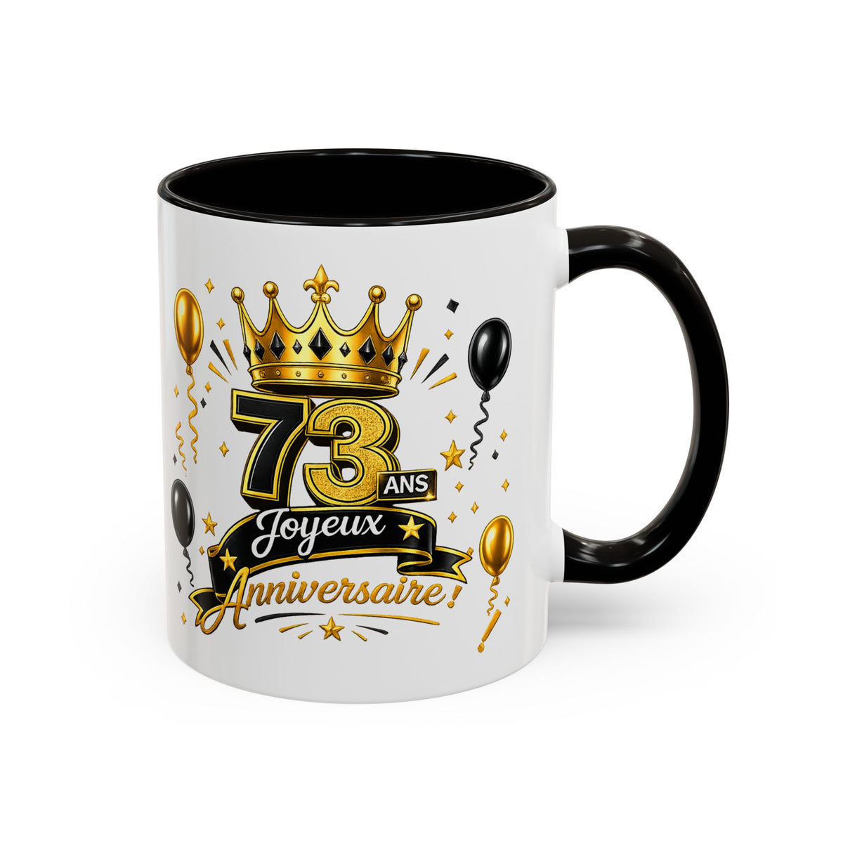 Mug Joyeux 73 Ans – Tasse Anniversaire 73 Ans – Cadeau Original pour Femme Homme – Idée Cadeau 73e Anniversaire