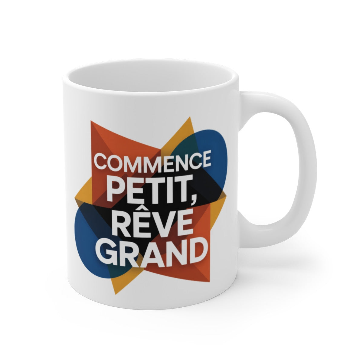 Mug Tasse Citation Inspirante Commence Petit Rêve Grand Idée cadeau