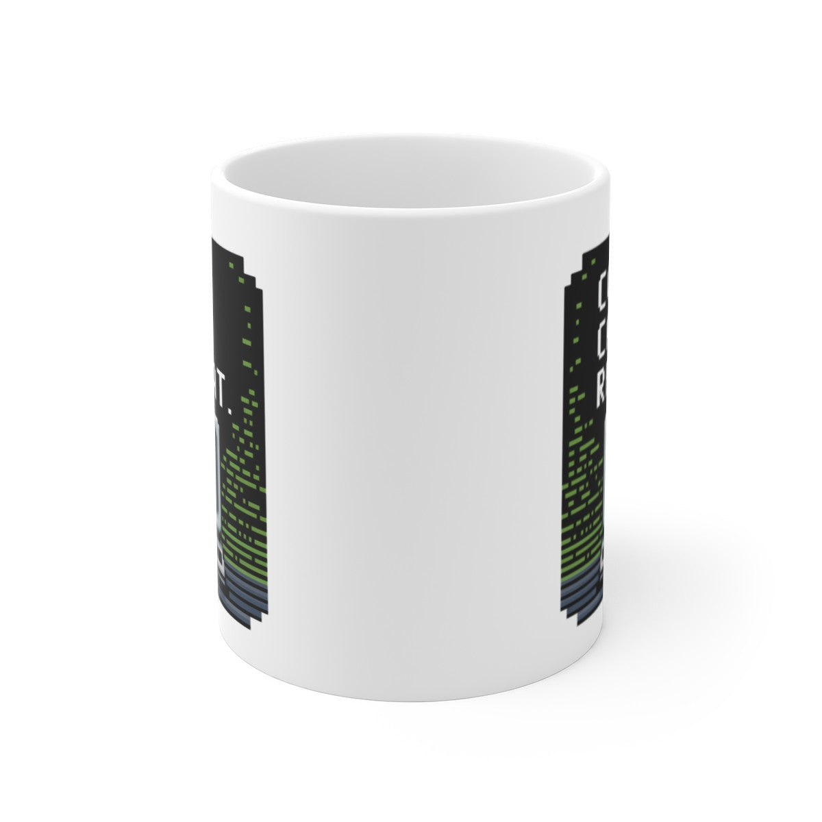 Mug Code Café Repeat  Tasse Geek Pixel Art Développeur Idée cadeau