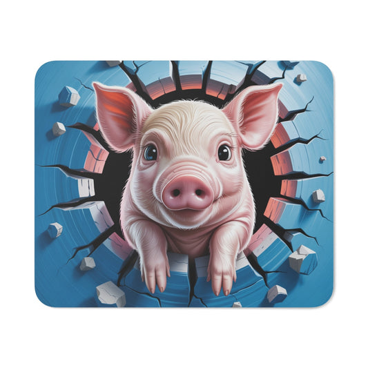 Tapis  de souris cochon mignon 22x18 cm antidérapant 2mm idée cadeau