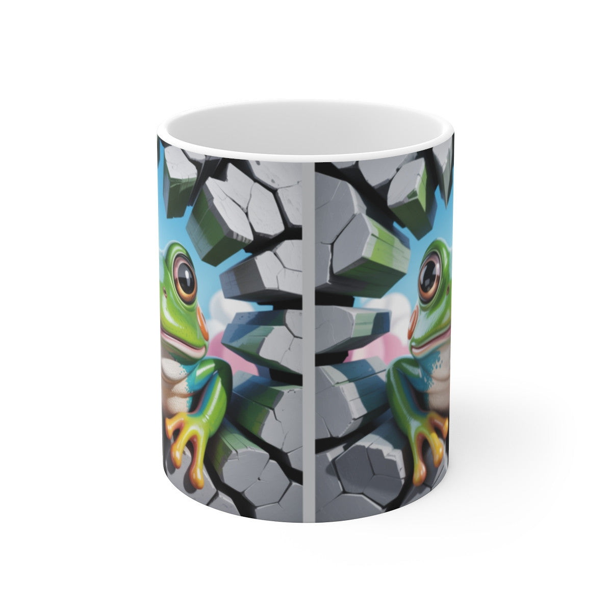 Mug Grenouille Amusante 3D  Tasse Animaux Colorée Originale 325ml