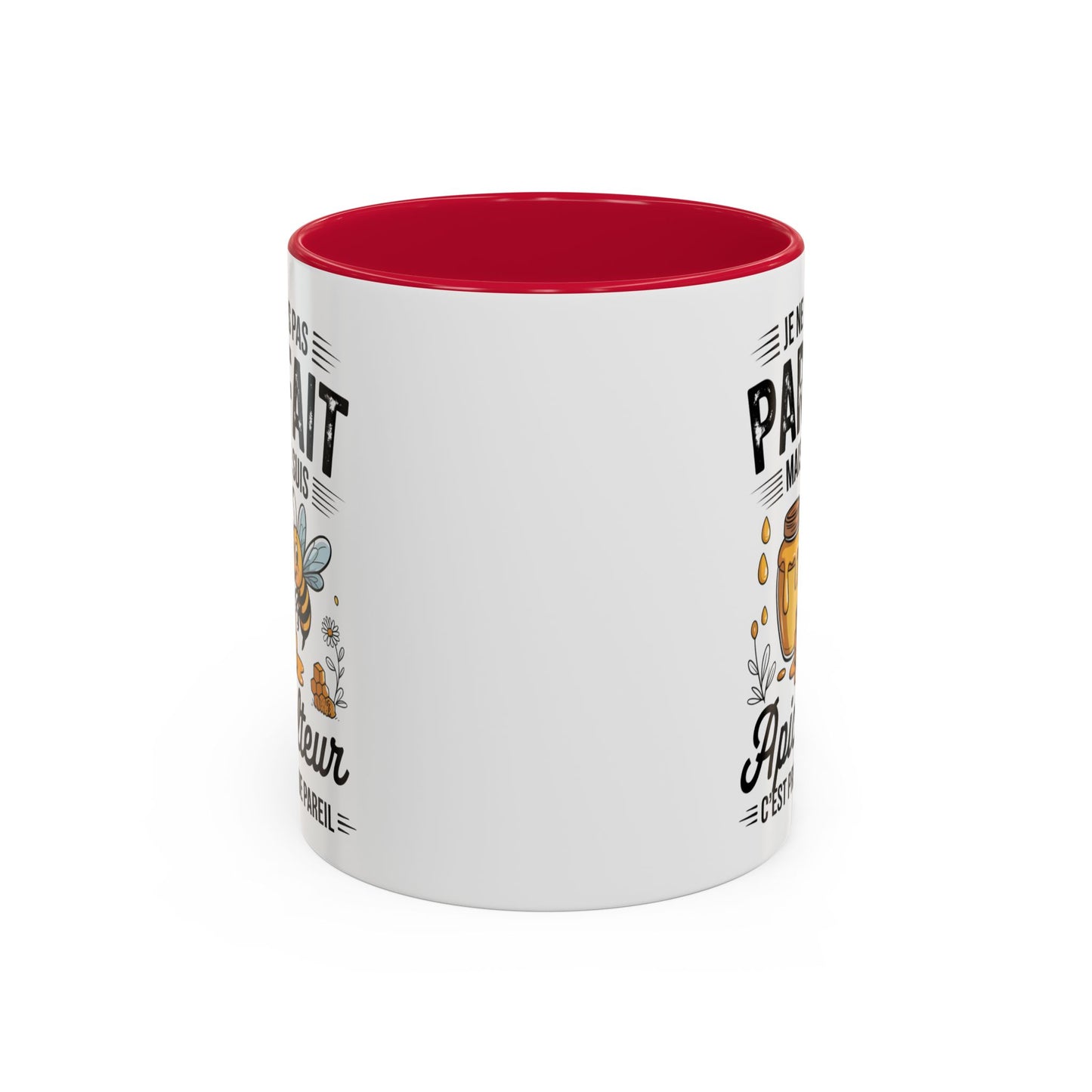 Tasse Je Ne Suis Pas Parfait Mais Je Suis Apiculteur – Mug Humour Abeille et Miel – Cadeau Apiculture Homme Femme 325ml