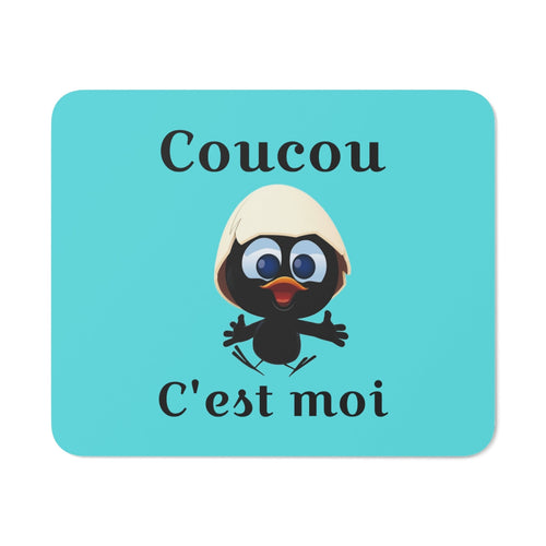 Tapis souris Calimero bleu 22x18 cm antidérapant 2mm