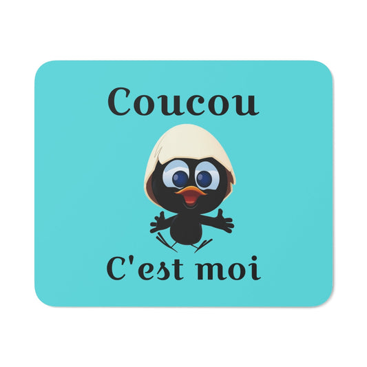 Tapis souris Calimero bleu 22x18 cm antidérapant 2mm