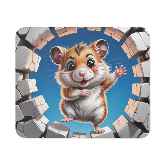 Tapis souris hamster mignon 22x18 cm antidérapant 2mm