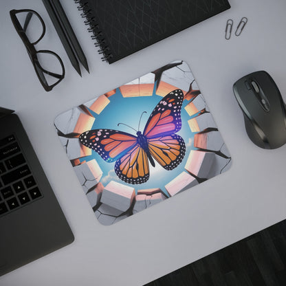 Tapis souris papillon 22x18 cm antidérapant élégant 2mm idée cadeau