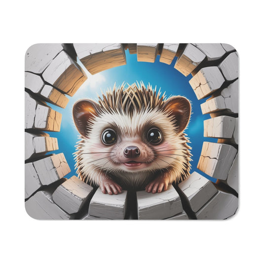 Tapis souris hérisson mignon 22x18 cm antidérapant 2mm idée cadeau animal