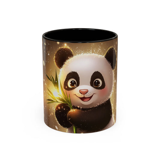 Mug Panda Kawaii – Tasse Panda Mignon avec Bambou Style Féérique – Cadeau Animaux Cute 325ml