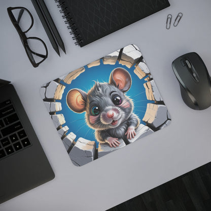 Tapis souris souris mignonne 22x18 cm antidérapant 2mm Idée cadeau
