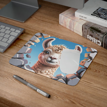 Tapis souris lama mignon 22x18 cm antidérapant 2mm idée cadeau gamer