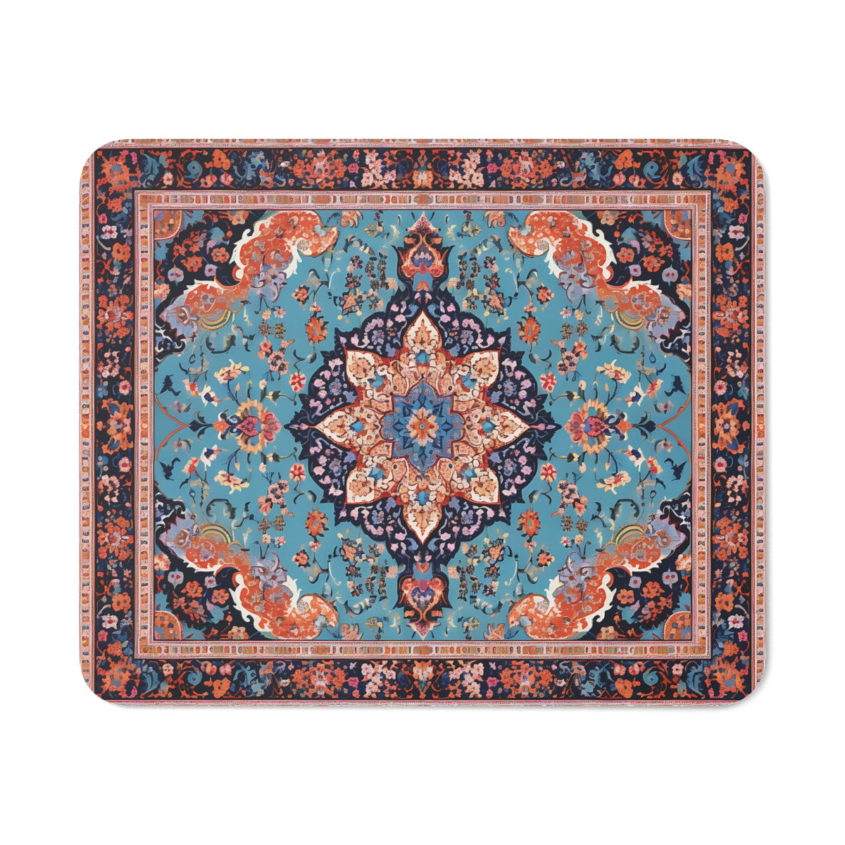 Tapis de Souris Style Tapis Persan  Motif Oriental Haute Précision Base AntidérapanteAccessoire de Bureau Chic et Original