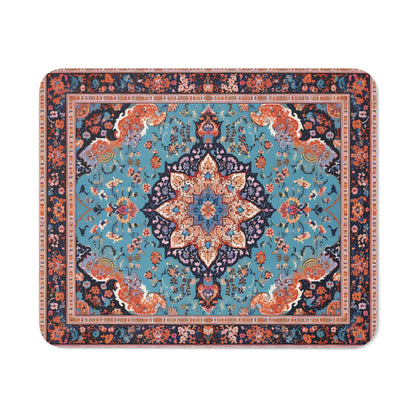 Tapis de Souris Style Tapis Persan  Motif Oriental Haute Précision Base AntidérapanteAccessoire de Bureau Chic et Original