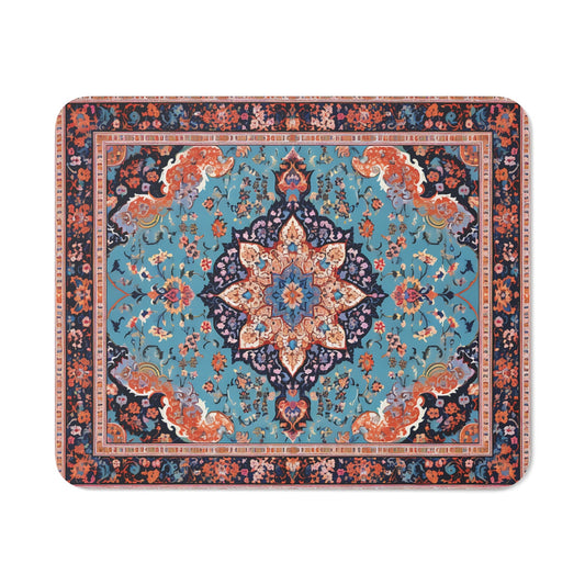 Tapis de Souris Style Tapis Persan  Motif Oriental Haute Précision Base AntidérapanteAccessoire de Bureau Chic et Original