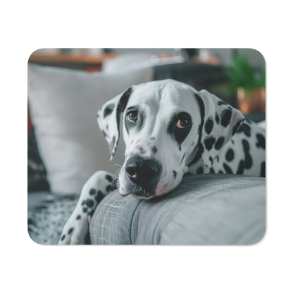 Tapis de Souris Dalmatien  Photo Réaliste Chien Adorable  Antidérapante  Accessoire de Bureau ou Gaming