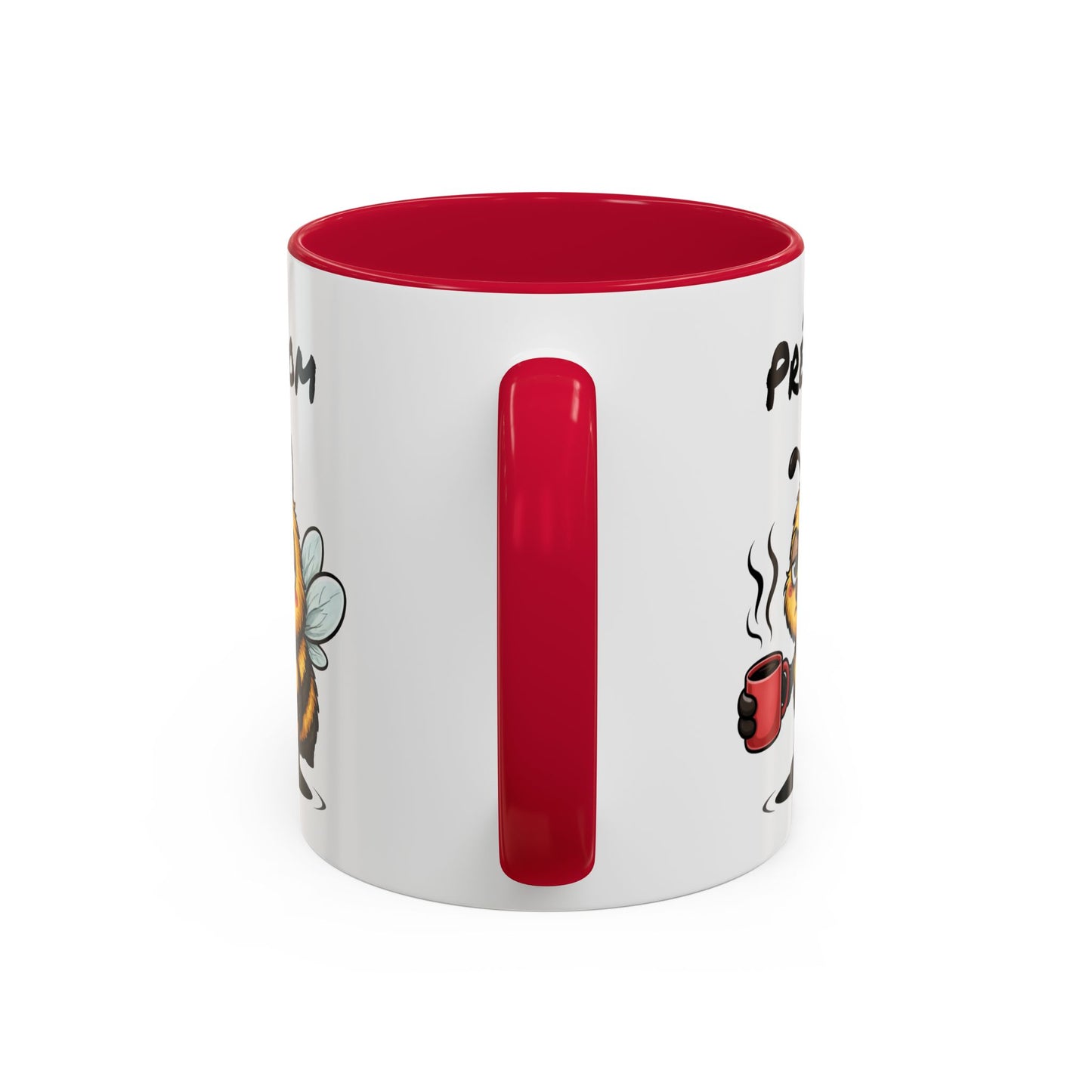 Tasse Abeille Café Personnalisable 325ml – Mug Céramique Humour Fatigue Réveil Prénom Cadeau Original