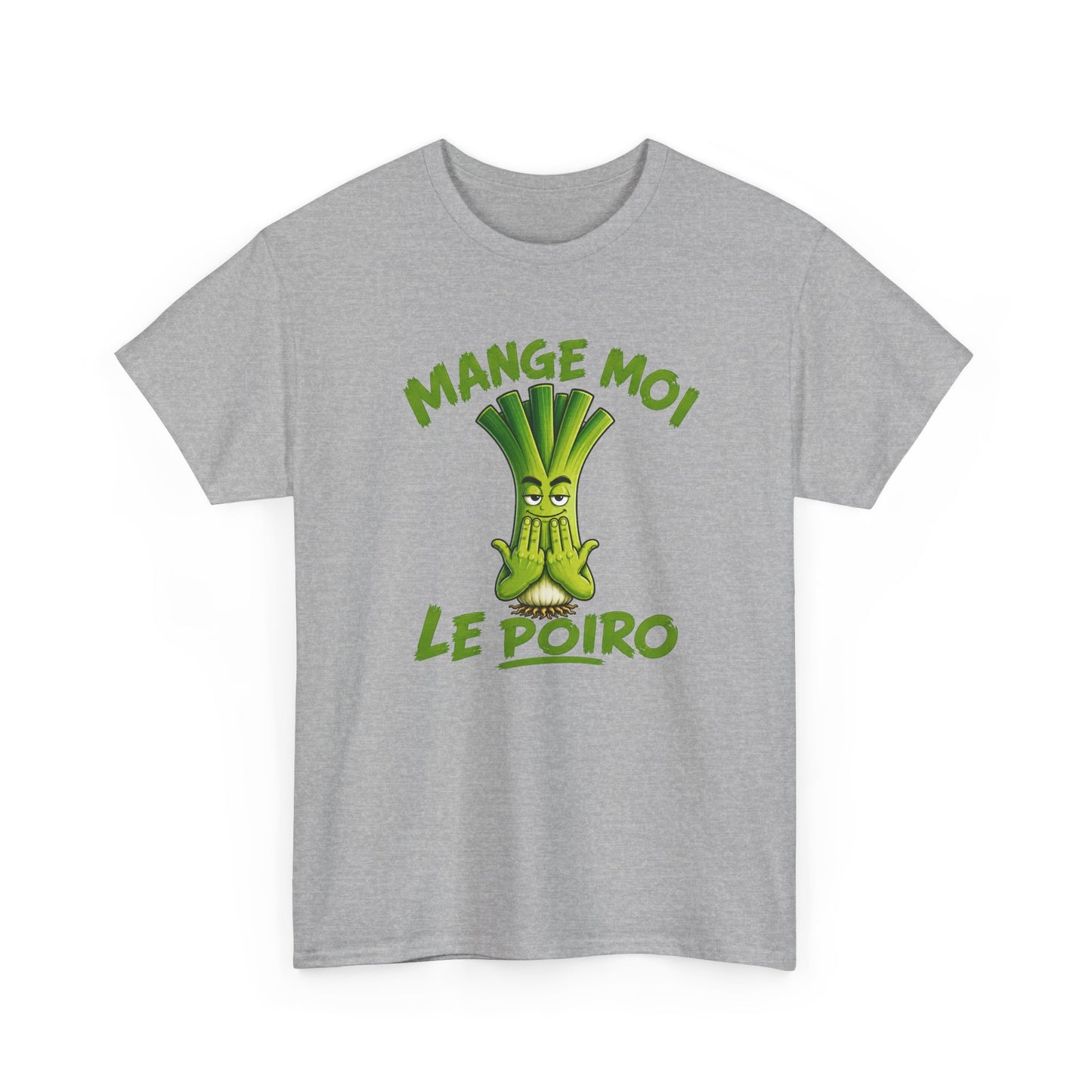 Tee Shirt Poireau JuL Humour Homme Femme – T-Shirt Drôle Légume Vert – Idée Cadeau Original