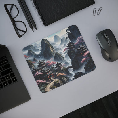 Tapis de Souris Paysage Japonais Zen Montagnes Mystiques & Pagodes idée cadeau