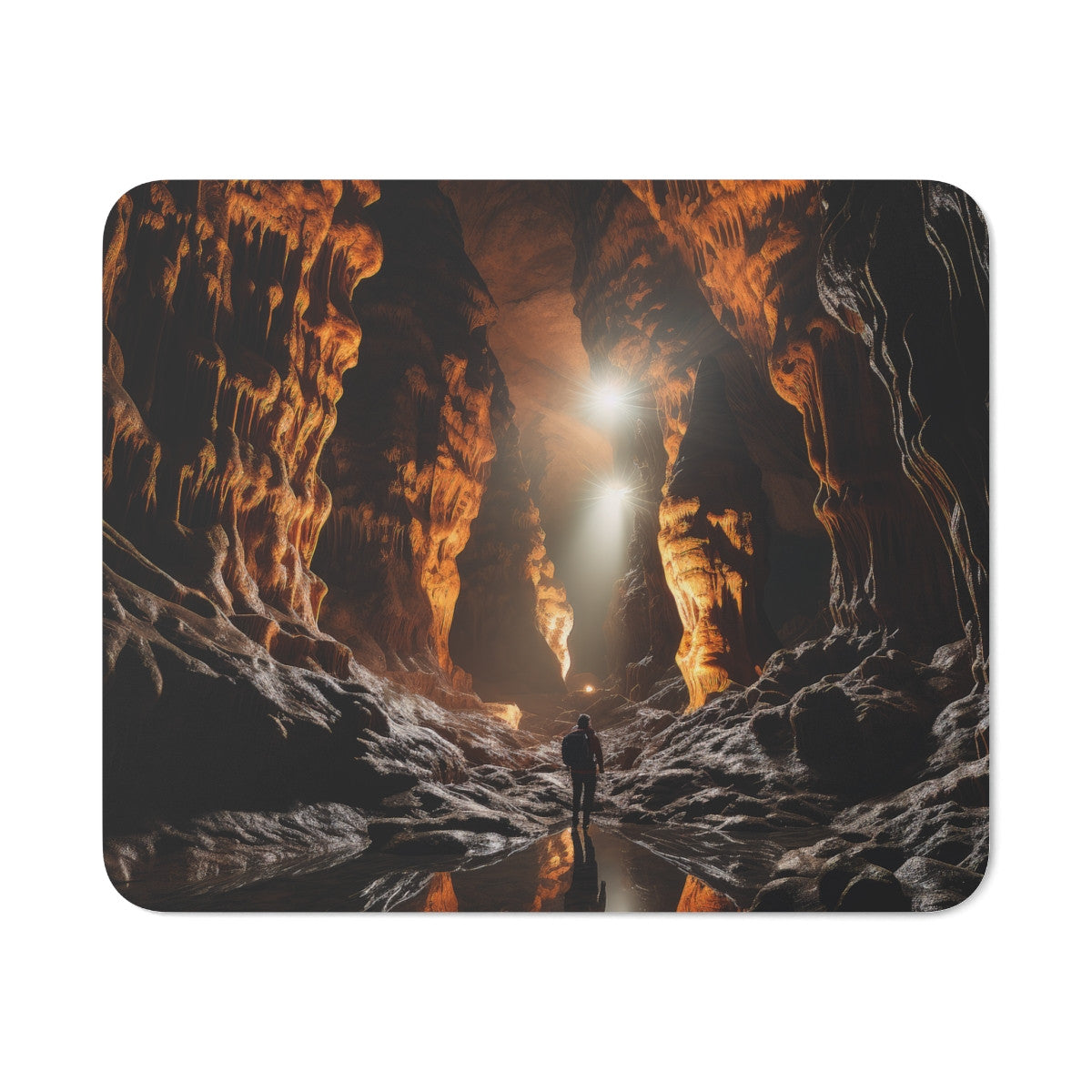 Tapis de Souris Grotte Mystérieuse Exploration Souterraine Époustouflante Idée cadeau