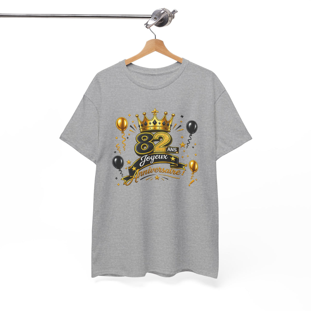 Tee Shirt Anniversaire 82 Ans Homme et Femme – Joyeux Anniversaire – Cadeau 82 Ans