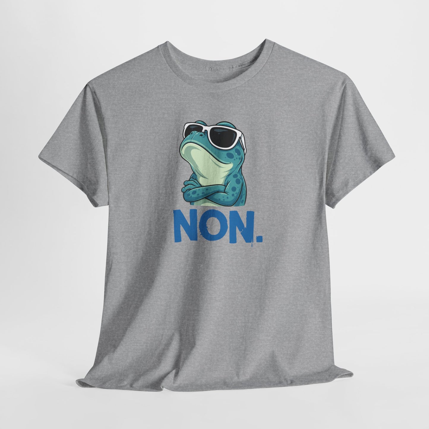 Tee-Shirt Humour Homme et Femme – Grenouille Drôle avec Lunettes de Soleil – Idée Cadeau Original Anniversaire