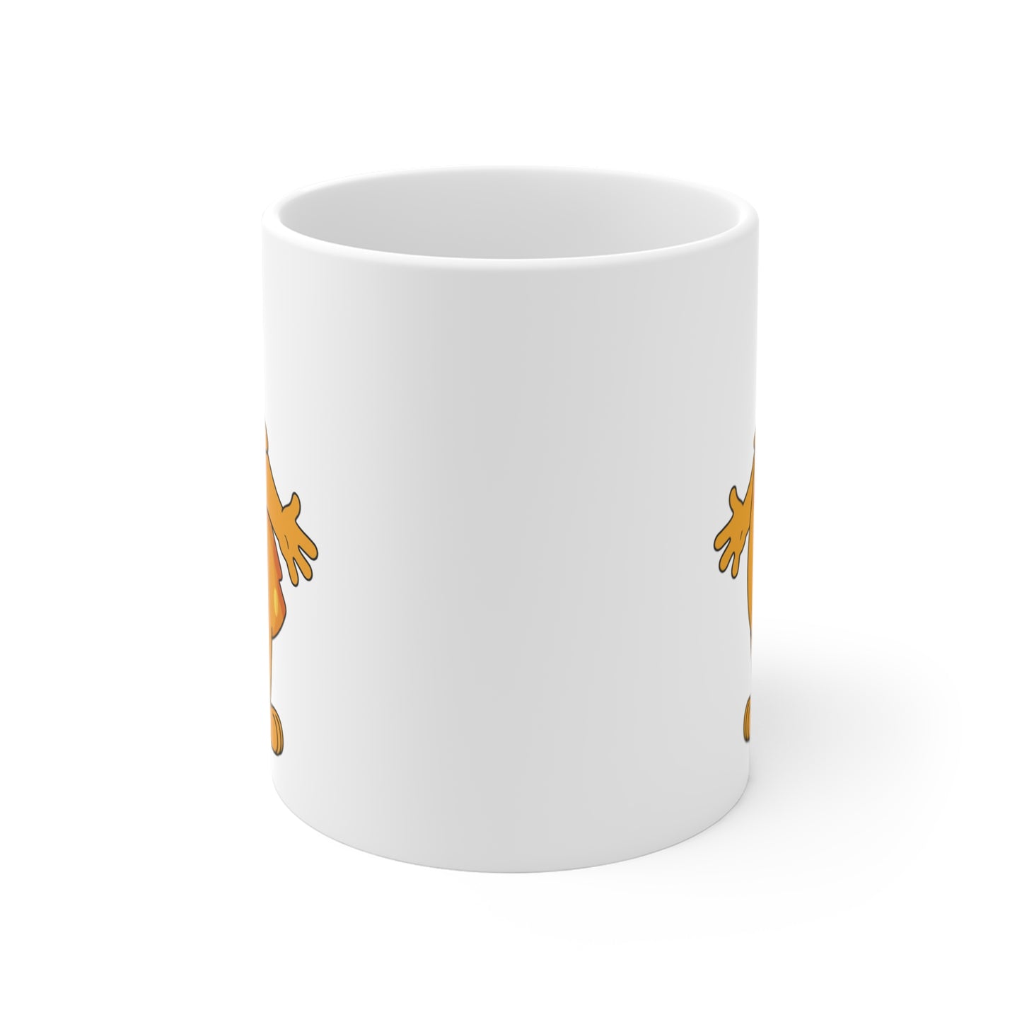 Mug Casimir 325ml – Tasse Céramique Personnage Orange – Compatible Lave-Vaisselle et Micro-Ondes – Cadeau Nostalgie Télé
