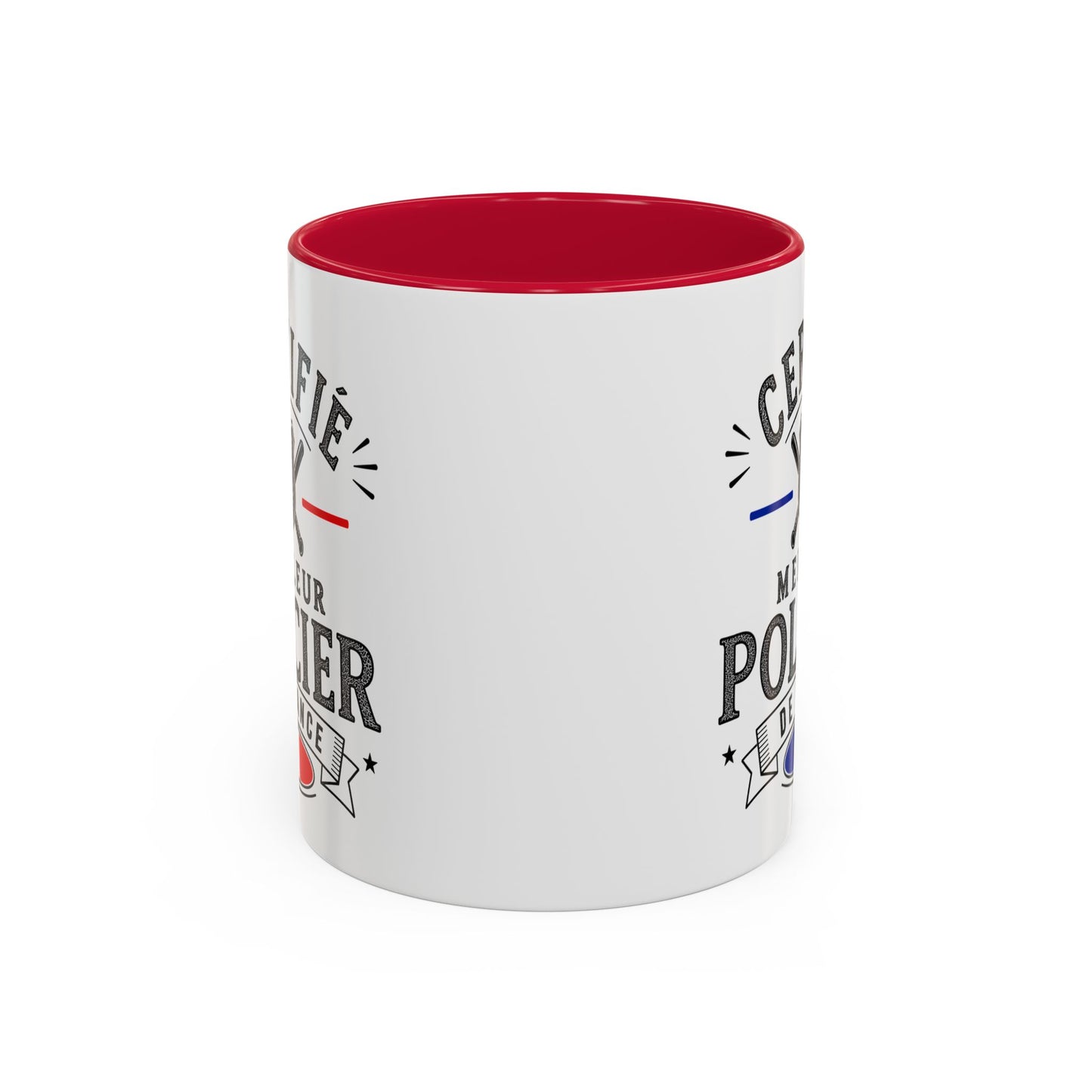 Mug Policier Homme – Certifié Meilleur Policier de France – Tasse Métier Police – Cadeau Original Policier